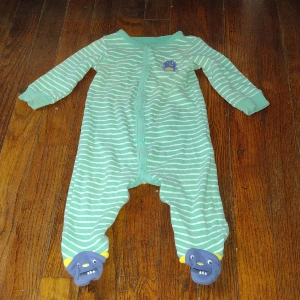 9 Month Carter's Little Monsters Onesie